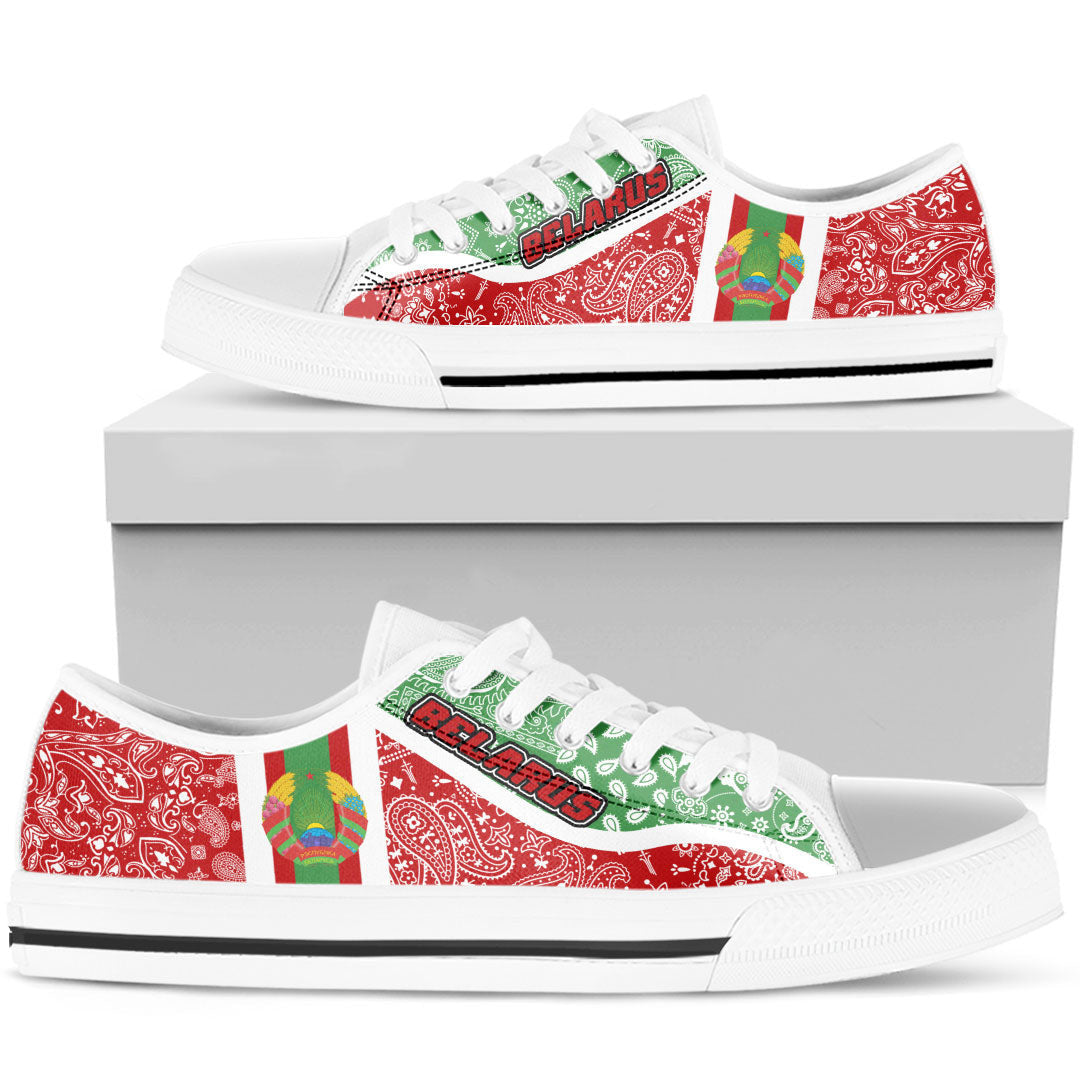 Shoes Belarus Low Top Shoes Paisley Bandana Special Style