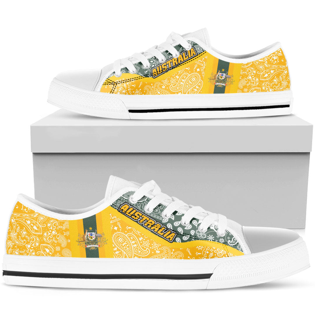 Shoes Australia Low Top Shoes Paisley Bandana Special Style