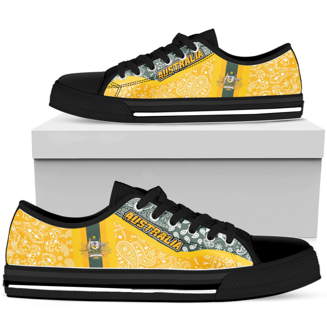 Shoes Australia Low Top Shoes Paisley Bandana Special Style