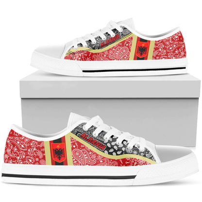 Shoes Albania Low Top Shoes Paisley Bandana Special Style