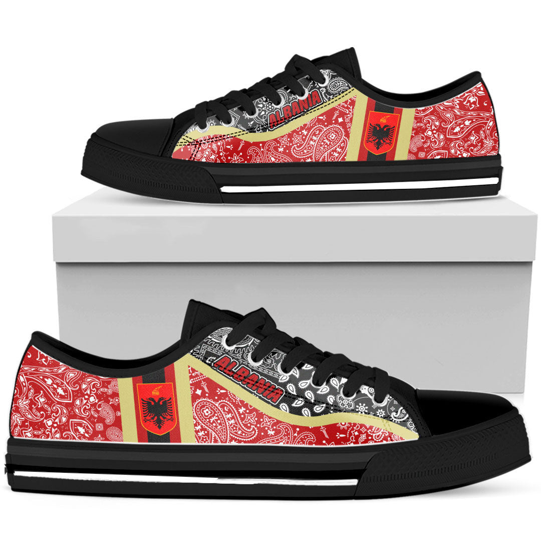 Shoes Albania Low Top Shoes Paisley Bandana Special Style
