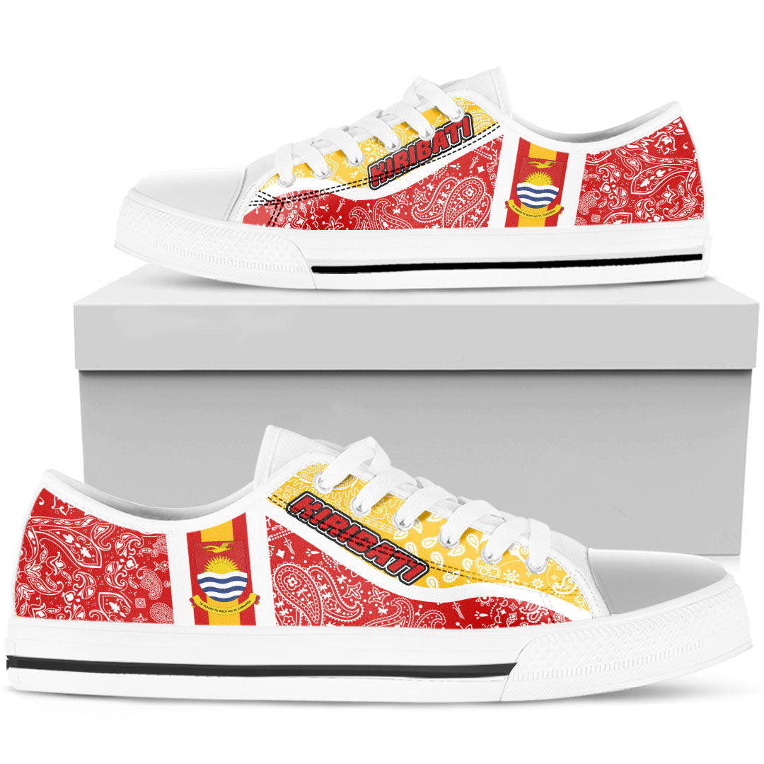 Shoes Kiribati Low Top Shoes Paisley Bandana Special Style