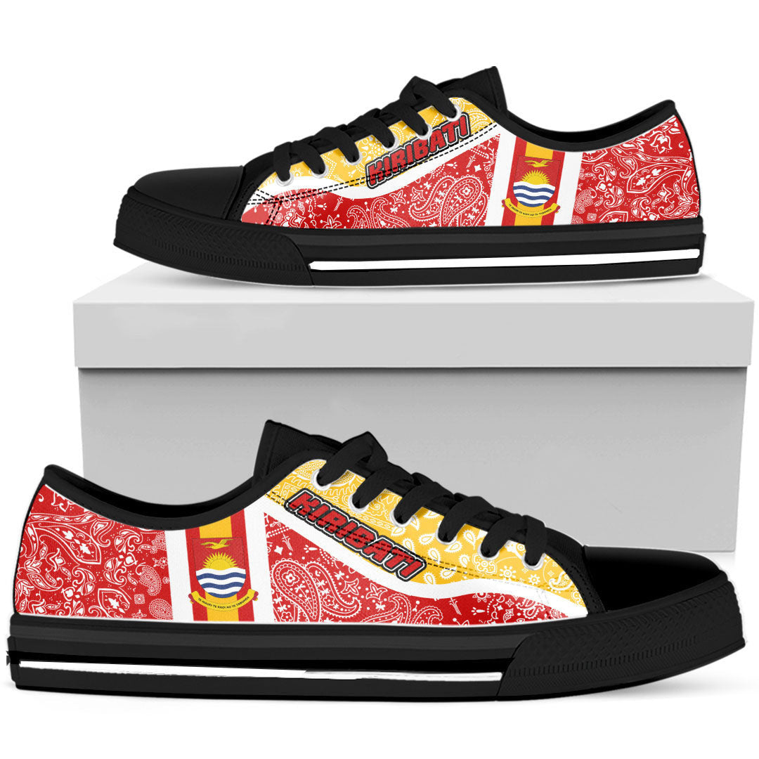 Shoes Kiribati Low Top Shoes Paisley Bandana Special Style