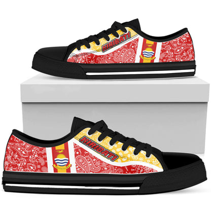 Shoes Kiribati Low Top Shoes Paisley Bandana Special Style