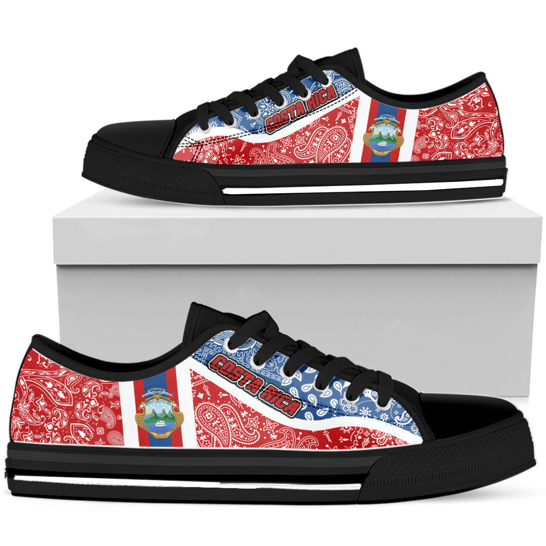 Shoes Costa Rica Low Top Shoes Paisley Bandana Special Style