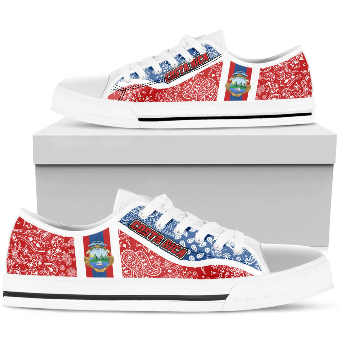 Shoes Costa Rica Low Top Shoes Paisley Bandana Special Style