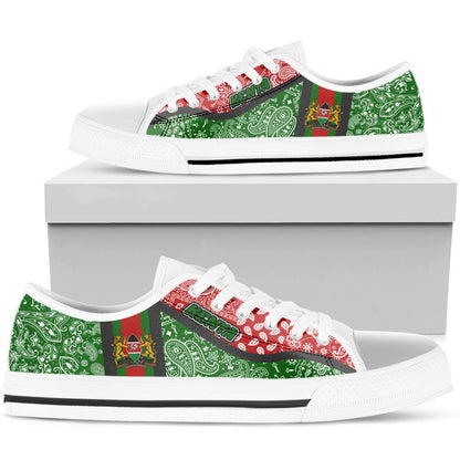 Shoes Kenya Green Version Low Top Shoes Paisley Bandana Special Style