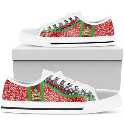 Shoes Malawi Low Top Shoes Paisley Bandana Special Style