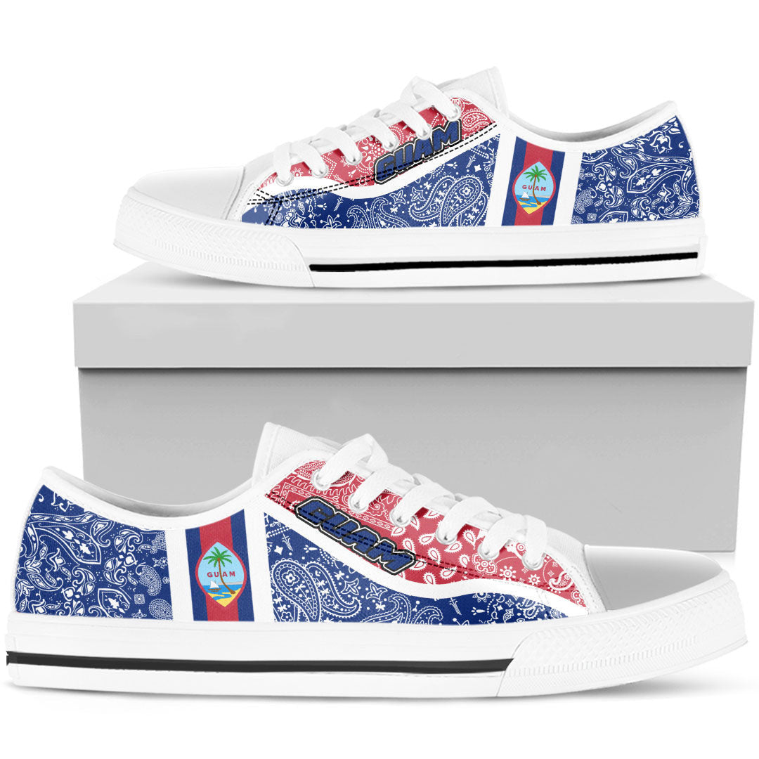Shoes Guam Low Top Shoes Paisley Bandana Special Style