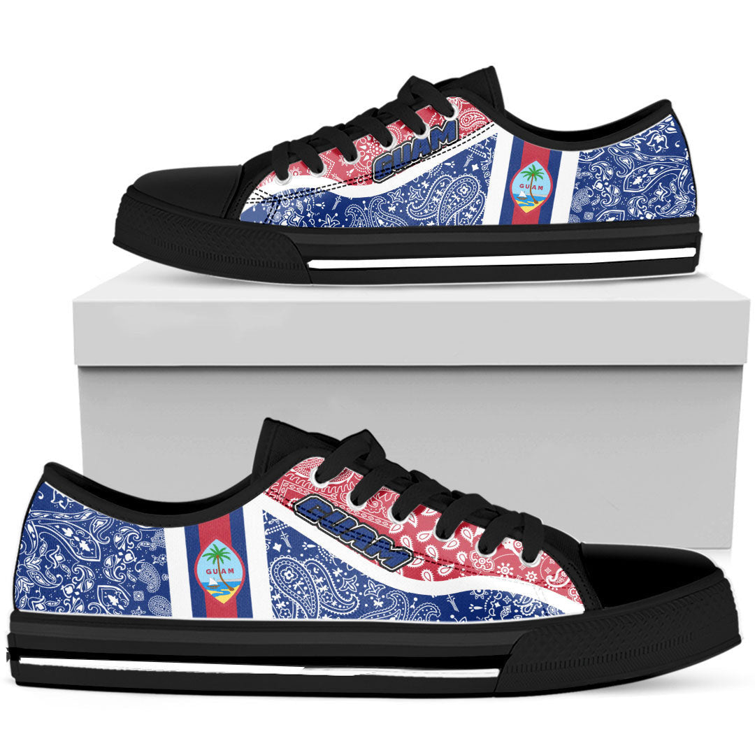 Shoes Guam Low Top Shoes Paisley Bandana Special Style