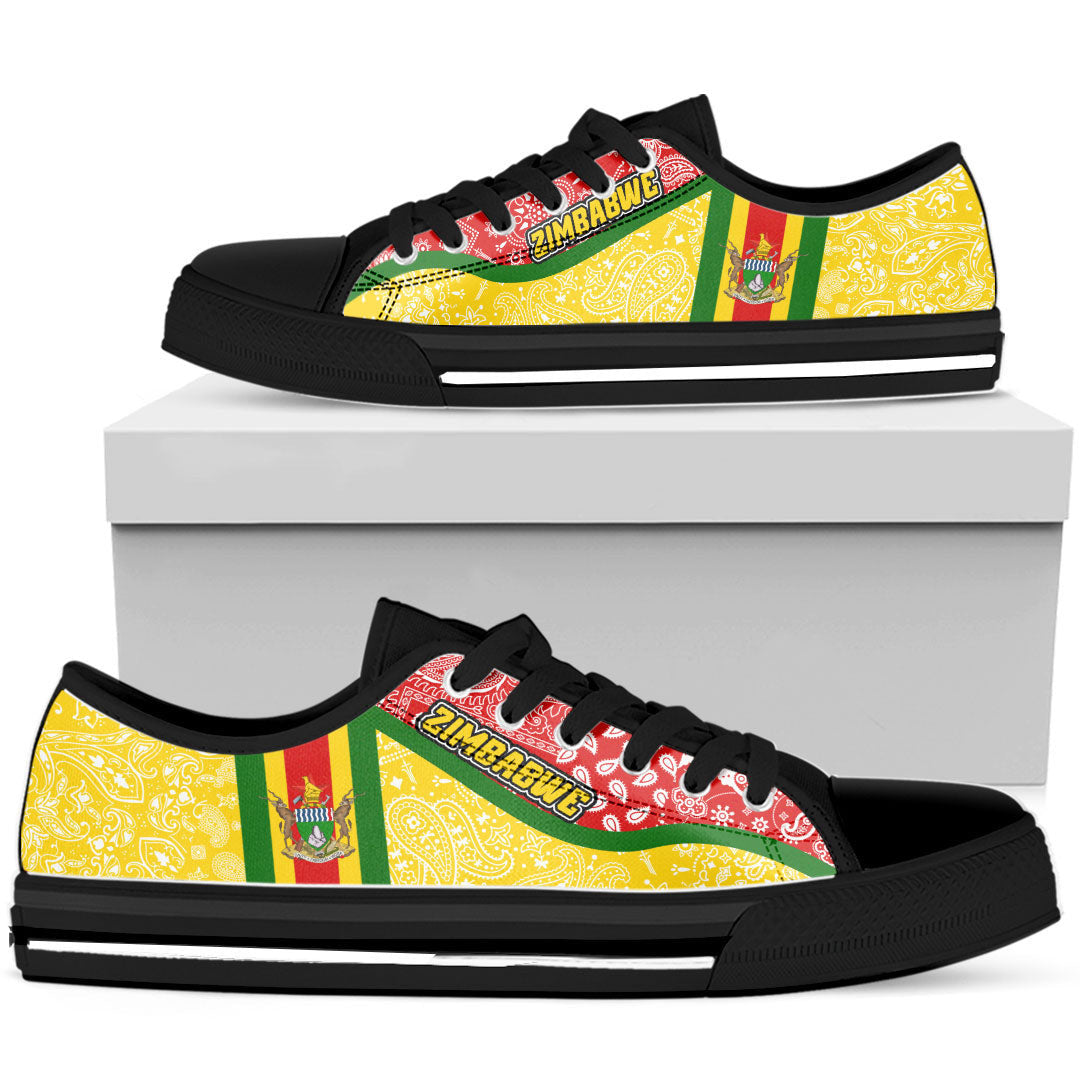 Shoes Zimbabwe Low Top Shoes Paisley Bandana Special Style
