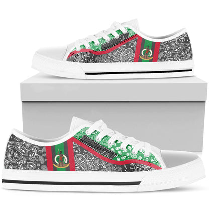 Shoes Vanuatu Low Top Shoes Paisley Bandana Special Style