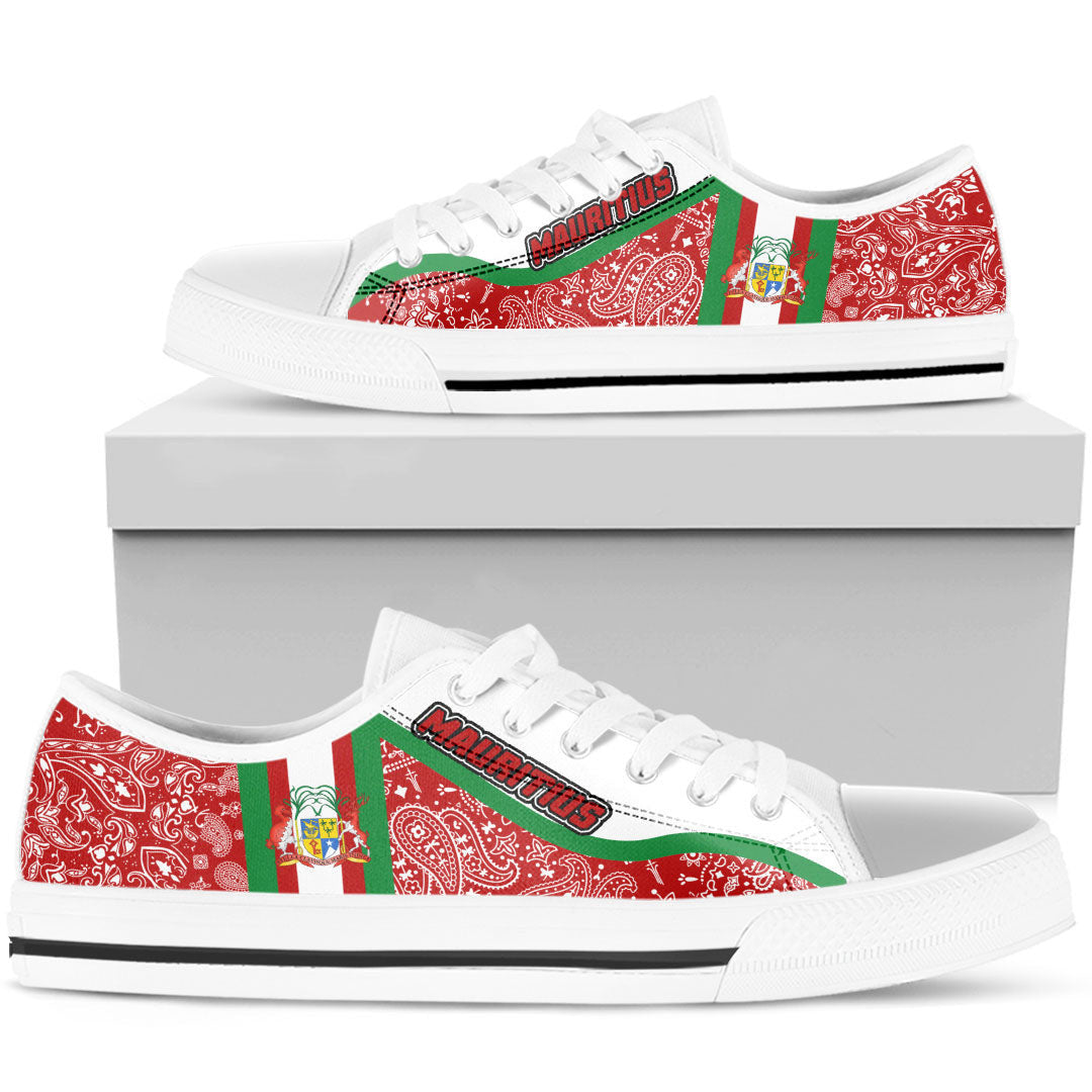 Shoes Mauritius Low Top Shoes Paisley Bandana Special Style