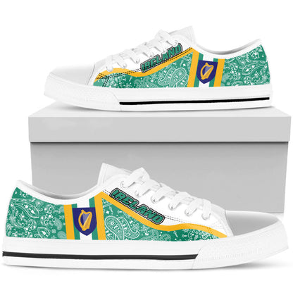 Shoes Ireland Low Top Shoes Paisley Bandana Special Style
