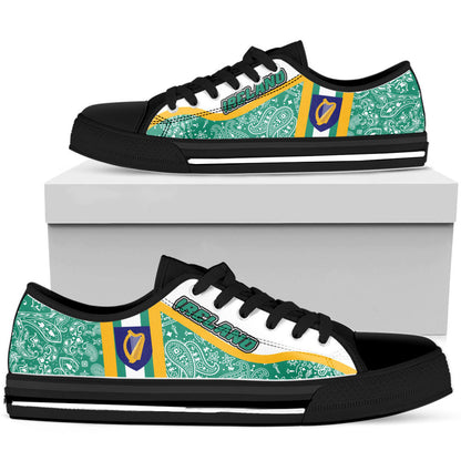 Shoes Ireland Low Top Shoes Paisley Bandana Special Style