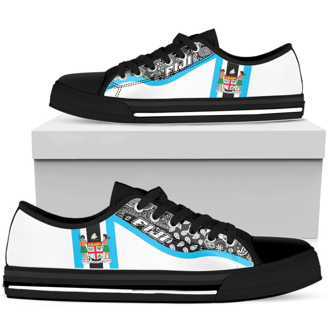 Shoes Fiji Low Top Shoes Paisley Bandana Special Style