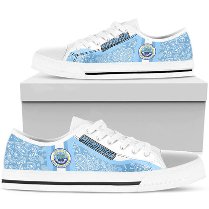 Shoes Micronesia Low Top Shoes Paisley Bandana Special Style