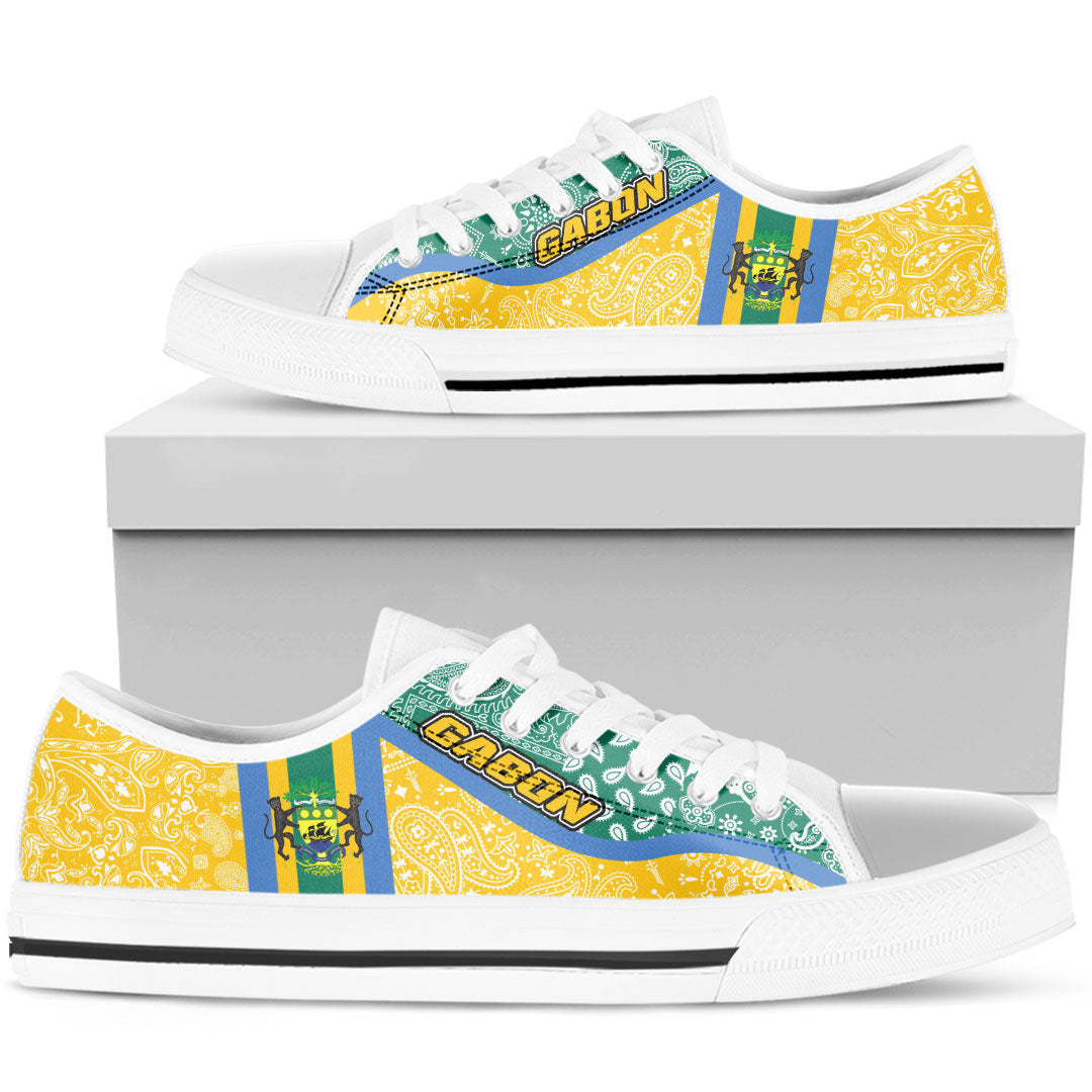 Shoes Gabon Low Top Shoes Paisley Bandana Special Style
