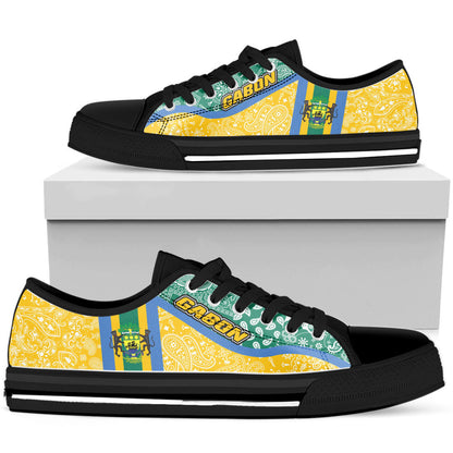 Shoes Gabon Low Top Shoes Paisley Bandana Special Style