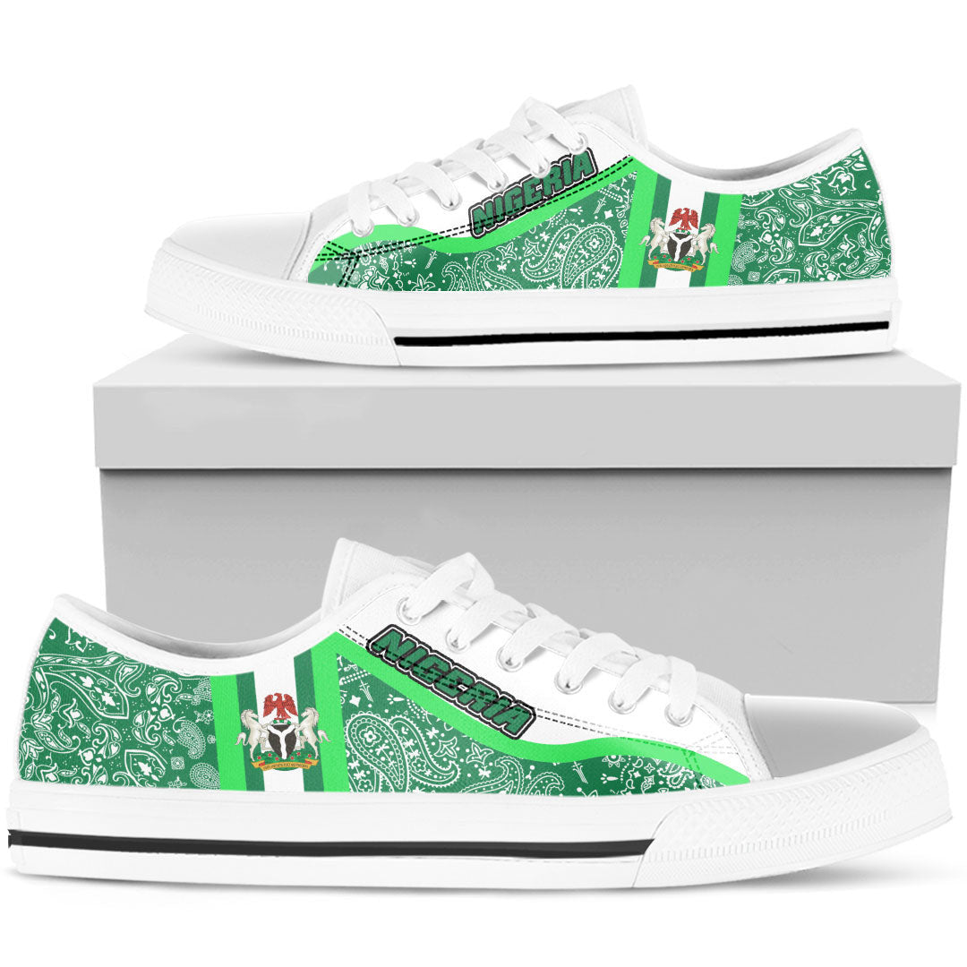 Shoes Nigeria Low Top Shoes Paisley Bandana Special Style