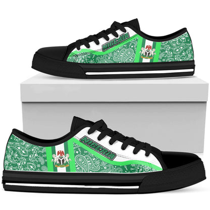 Shoes Nigeria Low Top Shoes Paisley Bandana Special Style