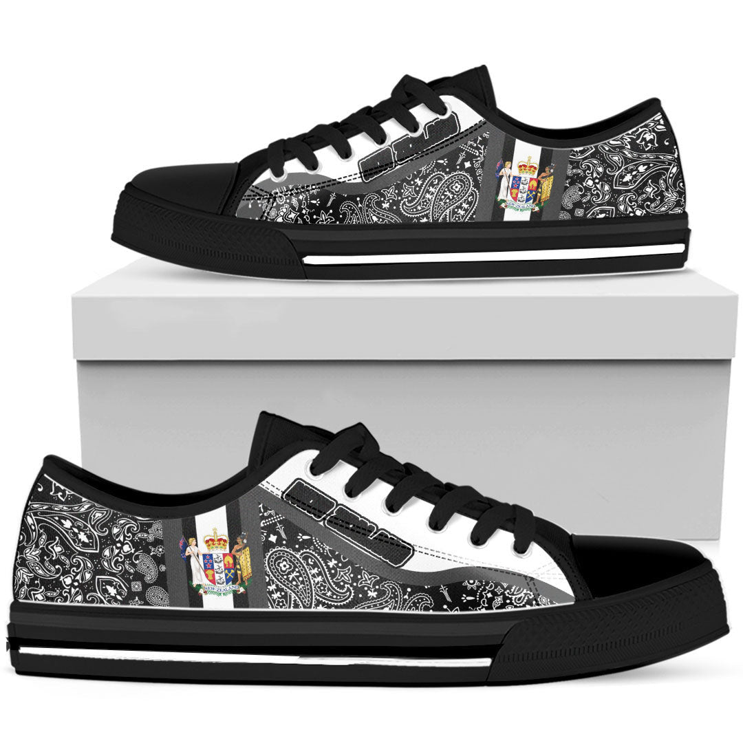 Shoes New Zealand Low Top Shoes Paisley Bandana Special Style