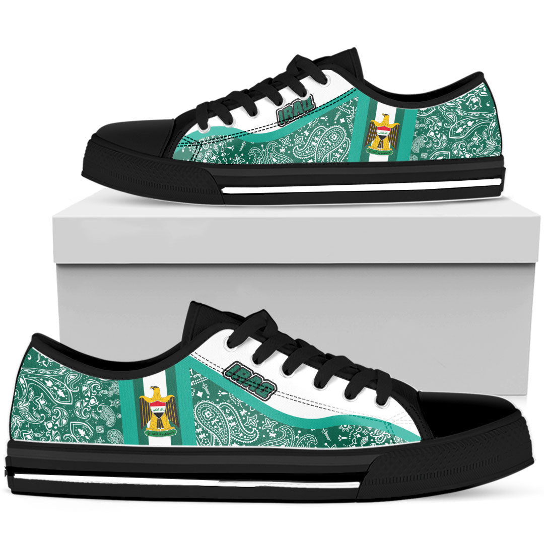 Shoes Iraq Low Top Shoes Paisley Bandana Special Style