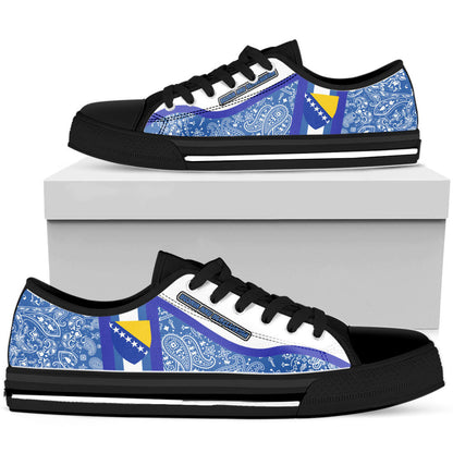 Shoes Bosnia And Herzegovina Low Top Shoes Paisley Bandana Special Style