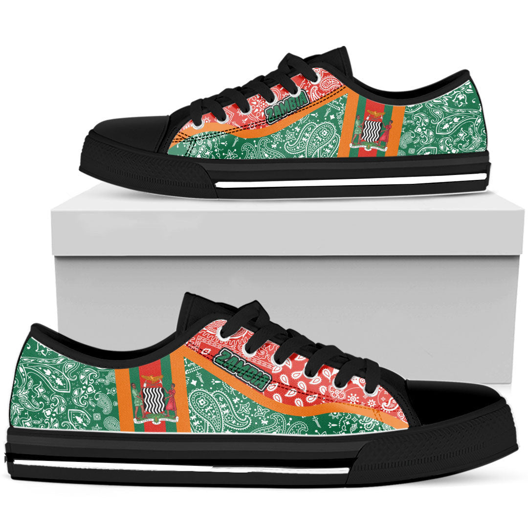 Shoes Zambia Low Top Shoes Paisley Bandana Special Style