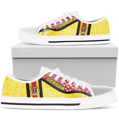 Shoes Uganda Yellow Version Low Top Shoes Paisley Bandana Special Style