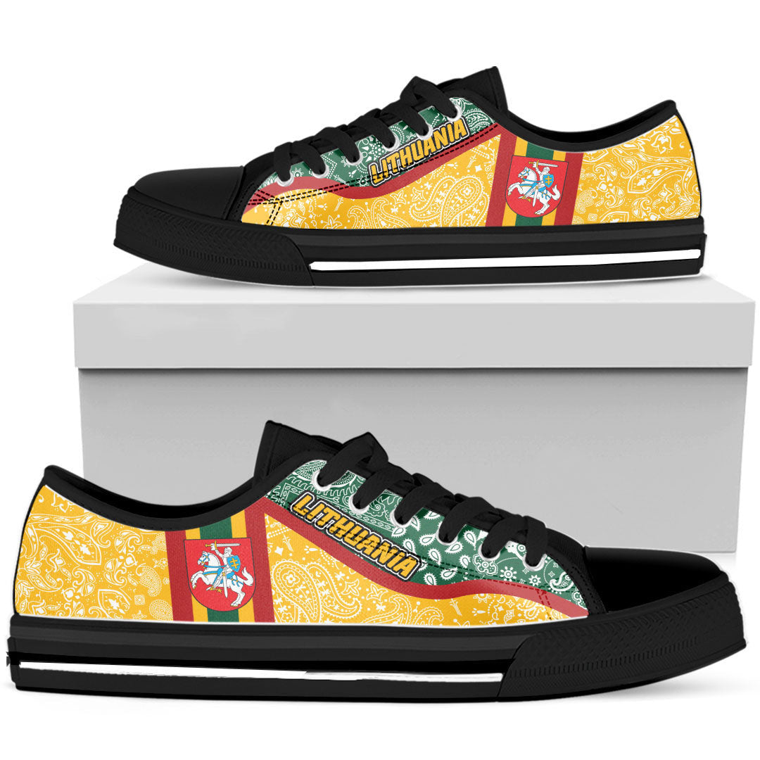 Shoes Lithuania Low Top Shoes Paisley Bandana Special Style