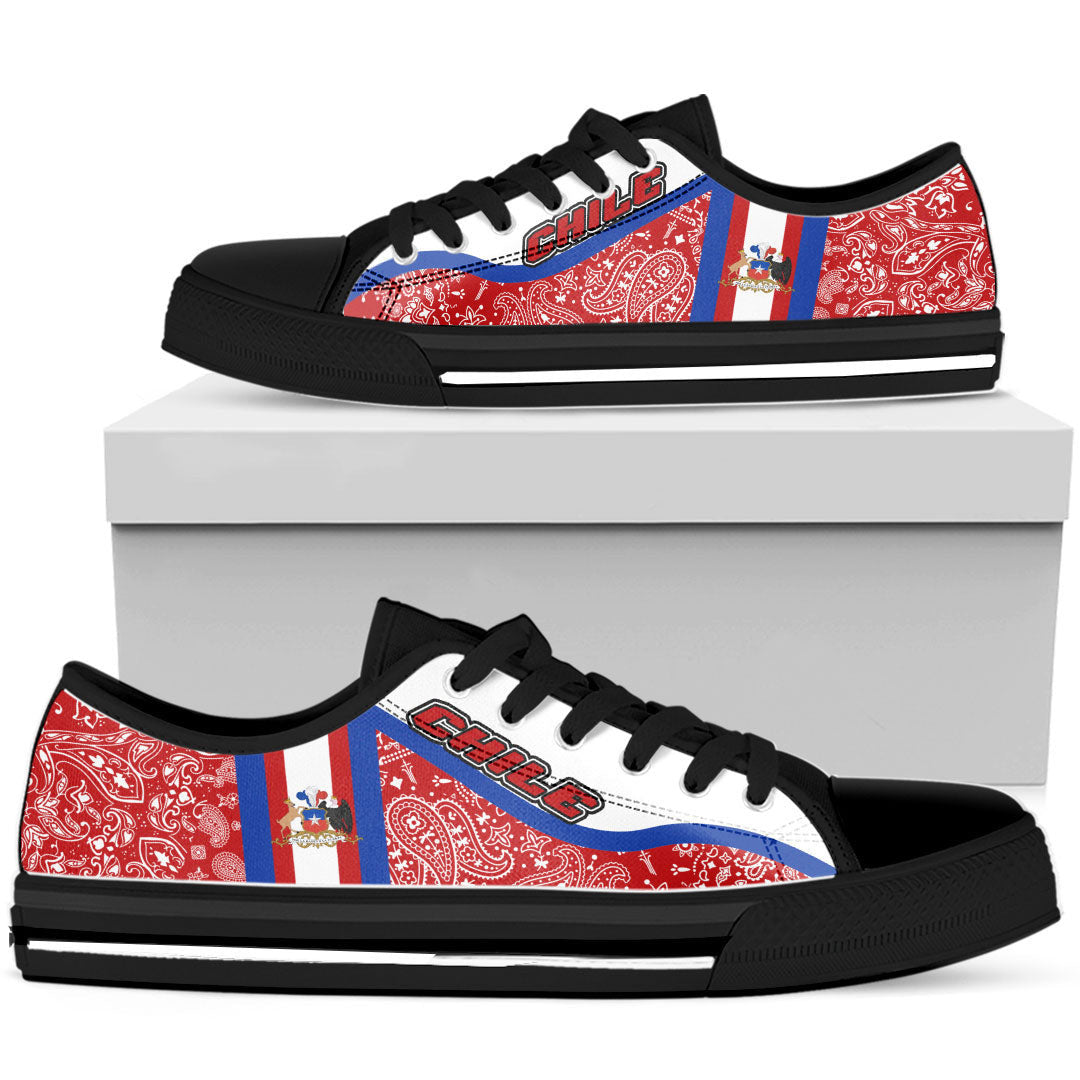 Shoes Chile Low Top Shoes Paisley Bandana Special Style