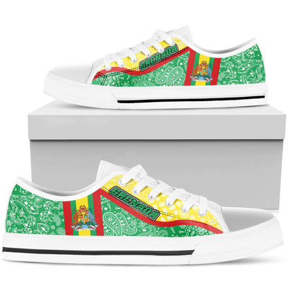 Shoes Grenada Low Top Shoes Paisley Bandana Special Style