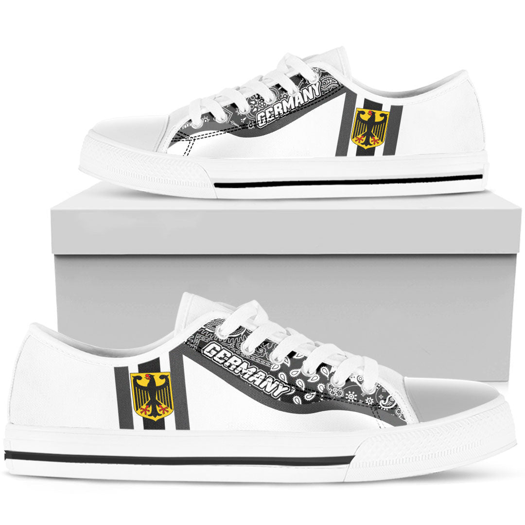Shoes Germany White Version Low Top Shoes Paisley Bandana Special Style