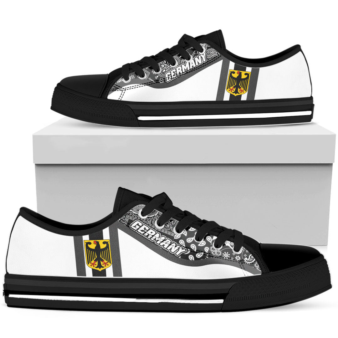 Shoes Germany White Version Low Top Shoes Paisley Bandana Special Style