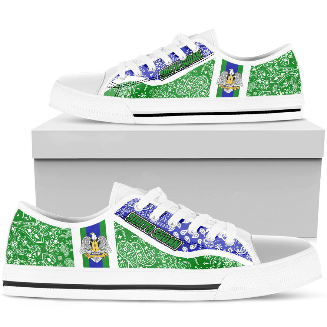 Shoes South Sudan Low Top Shoes Paisley Bandana Special Style