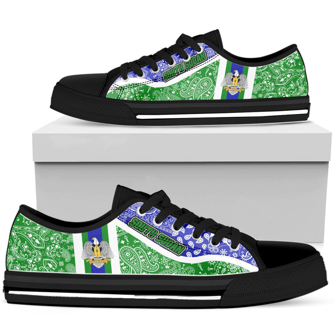 Shoes South Sudan Low Top Shoes Paisley Bandana Special Style