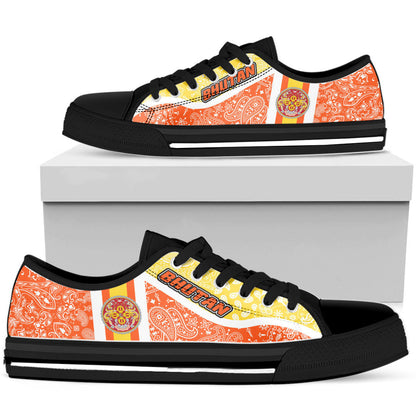 Shoes Bhutan Low Top Shoes Paisley Bandana Special Style