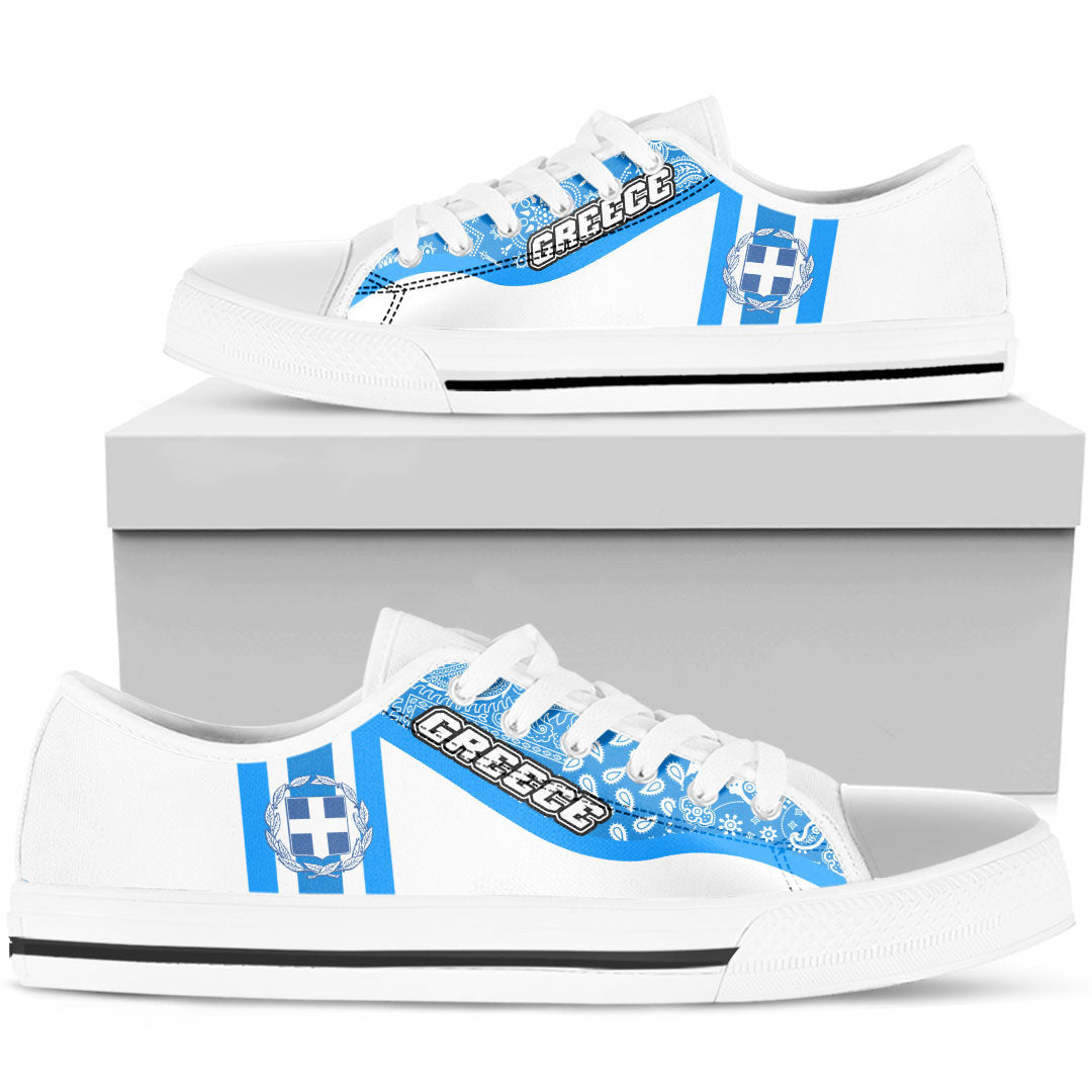 Shoes Greece Low Top Shoes Paisley Bandana Special Style