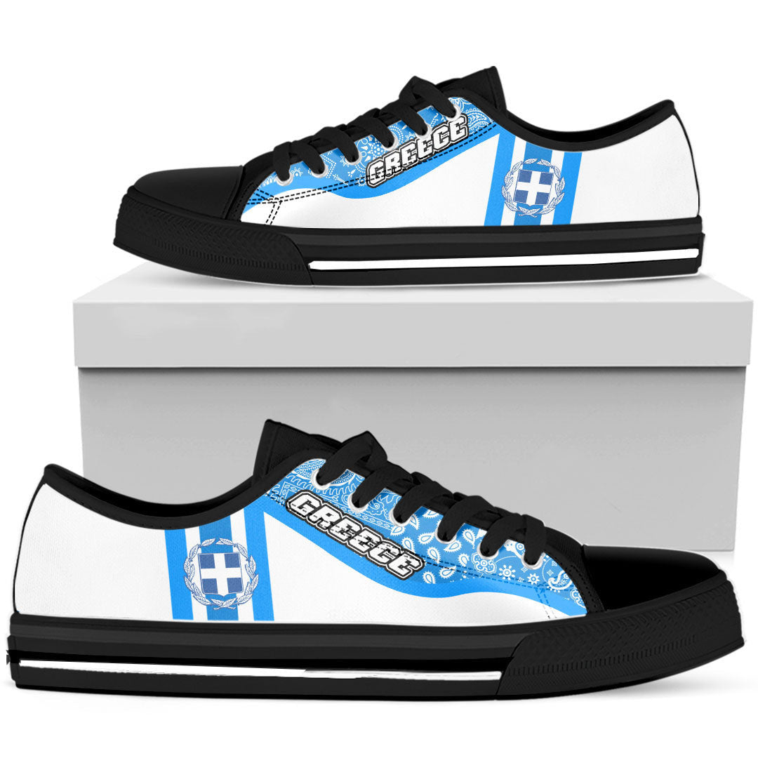 Shoes Greece Low Top Shoes Paisley Bandana Special Style