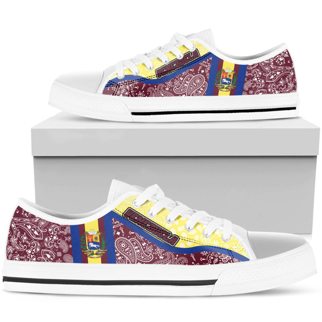 Shoes Venezuela Low Top Shoes Paisley Bandana Special Style