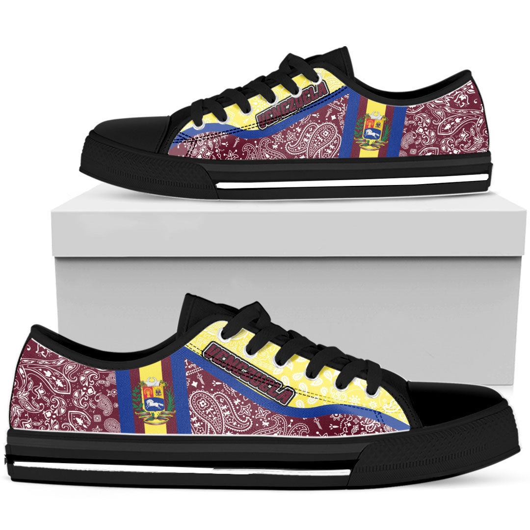 Shoes Venezuela Low Top Shoes Paisley Bandana Special Style