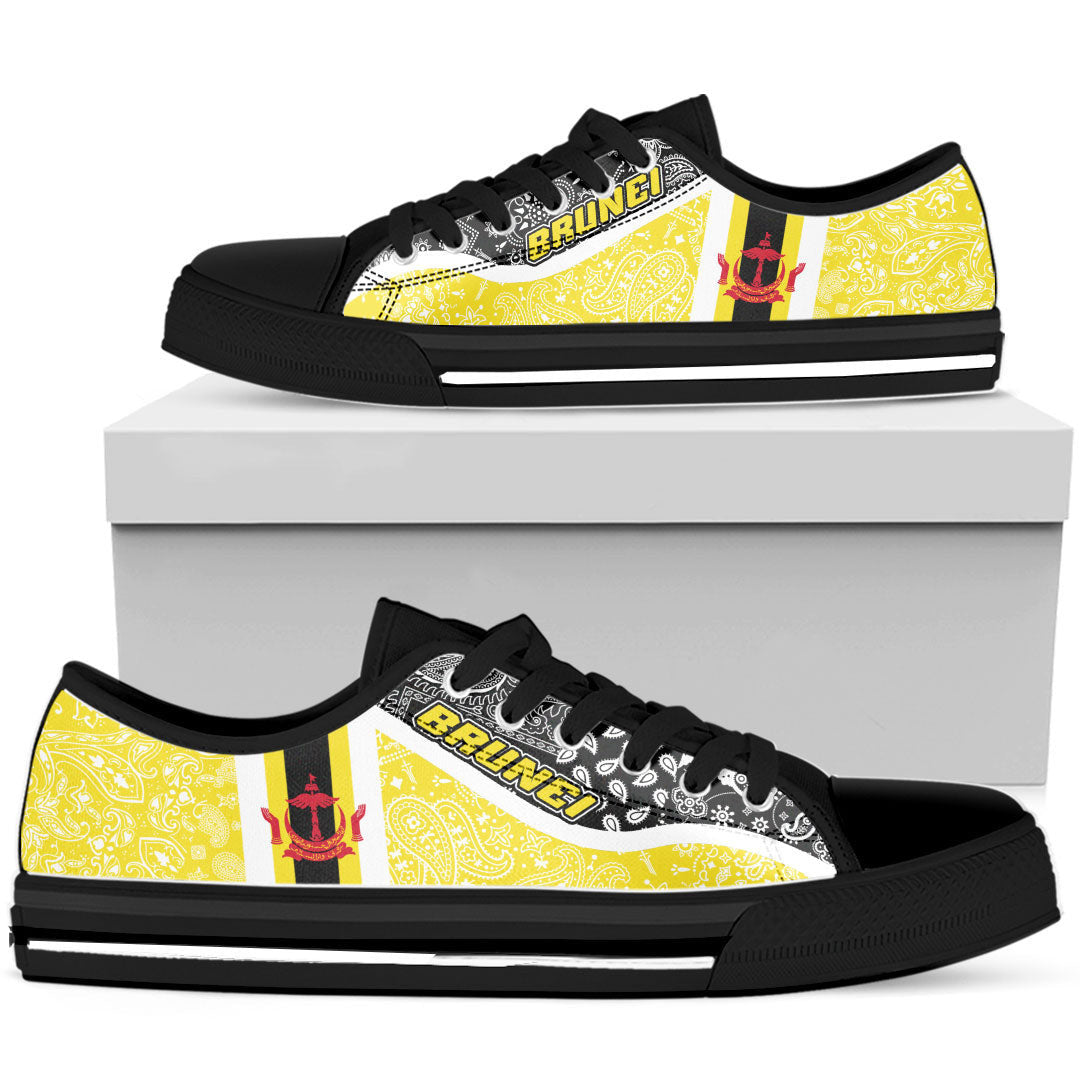 Shoes Brunei Low Top Shoes Paisley Bandana Special Style
