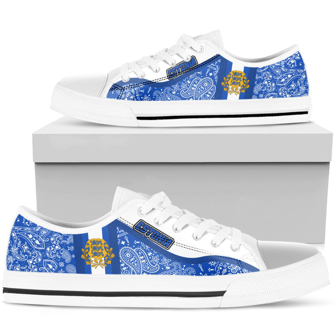 Shoes Estonia Low Top Shoes Paisley Bandana Special Style