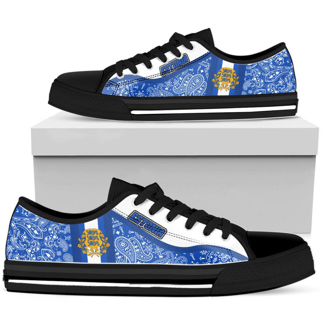 Shoes Estonia Low Top Shoes Paisley Bandana Special Style