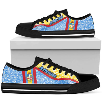 Shoes Aruba Low Top Shoes Paisley Bandana Special Style