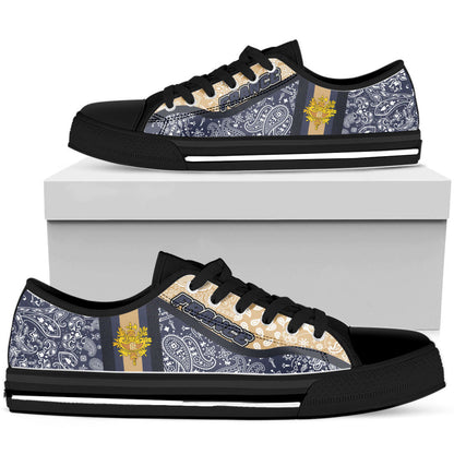 Shoes France Low Top Shoes Paisley Bandana Special Style