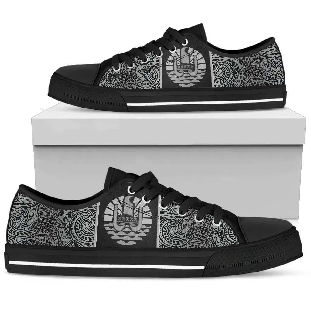 Tahiti Coat Of Arms Low Top Shoes