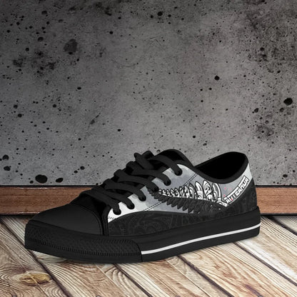 Aotearoa Maori Silver Fern Low Top Shoes