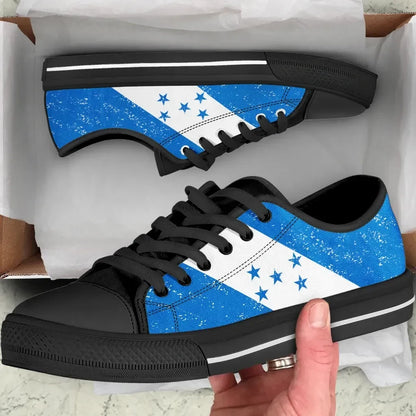 Honduras Canvas Shoe Honduras Flag Low Top